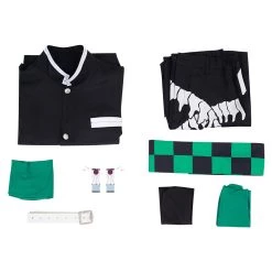 CosplaySky Kamado Tanjiro Demon Slayer Halloween Kimono Original Design Cosplay Costume 30 CosplaySky Kamado Tanjiro Demon Slayer Halloween Kimono Original Design Cosplay Costume