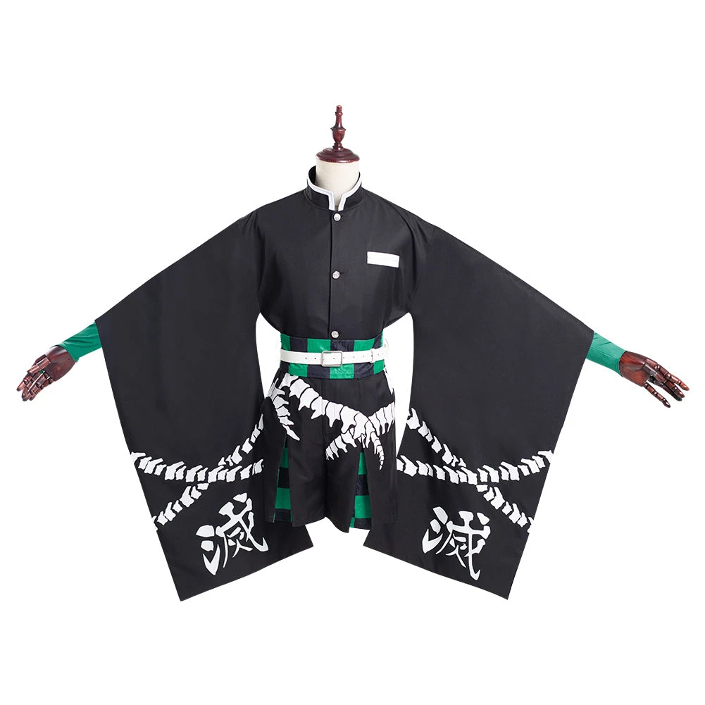 CosplaySky Kamado Tanjiro Demon Slayer Halloween Kimono Original Design Cosplay Costume 6 CosplaySky Kamado Tanjiro Demon Slayer Halloween Kimono Original Design Cosplay Costume