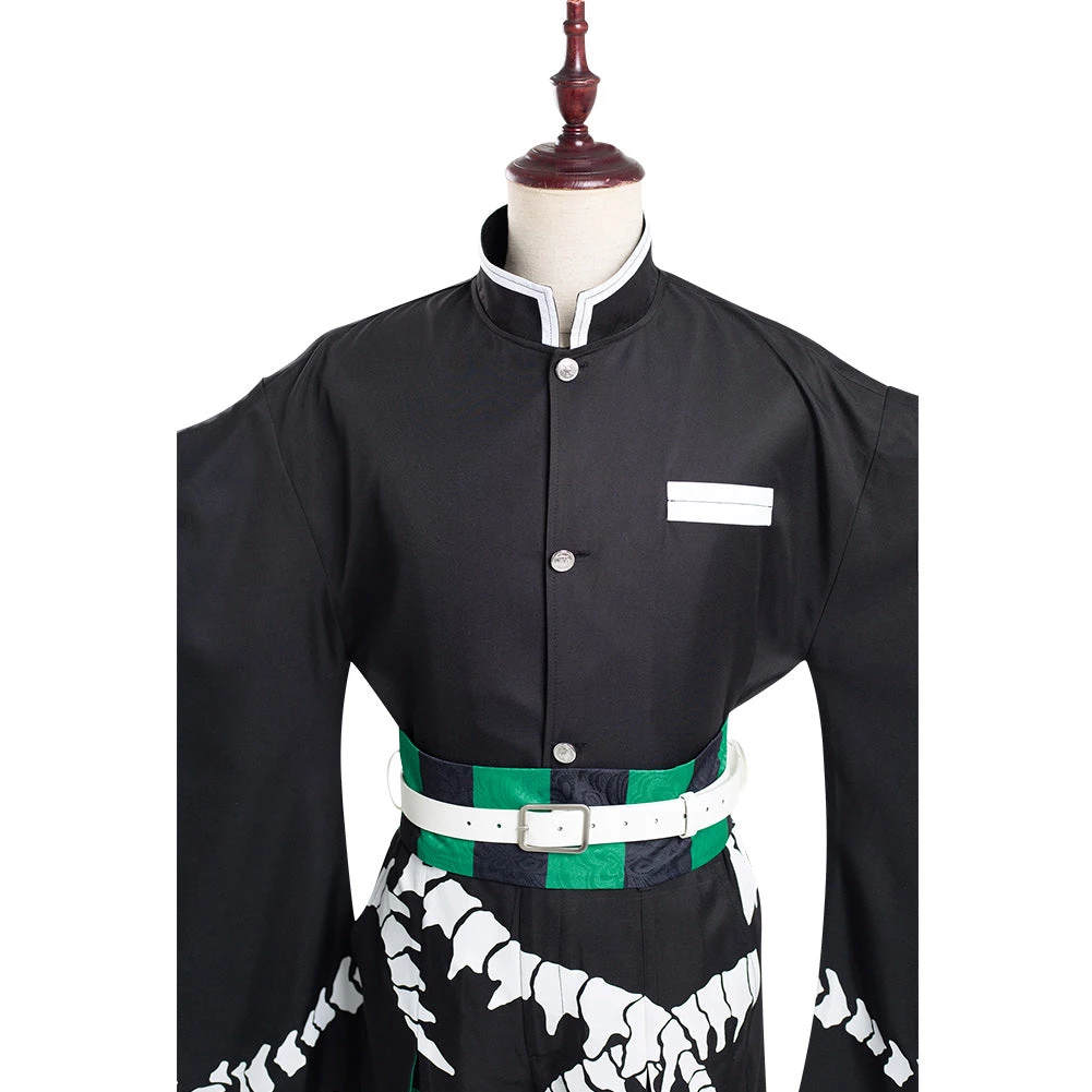 CosplaySky Kamado Tanjiro Demon Slayer Halloween Kimono Original Design Cosplay Costume 9 CosplaySky Kamado Tanjiro Demon Slayer Halloween Kimono Original Design Cosplay Costume