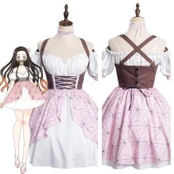 CosplaySky Demon Slayer: Kimetsu No Yaiba Kamado Nezuko Lolita Original Design Cosplay Costume New Arrivals