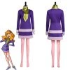 Cosplaygift New Arrivals Scooby Doo! Where Are You? Daphne Blake Cosplay Costume Dress Outfits 1 Cosplaygift New Arrivals Scooby Doo! Where Are You? Daphne Blake Cosplay Costume Dress Outfits