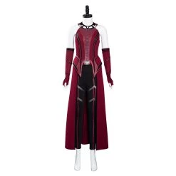 NewCosplay Wandavision Scarlet Witch Cosplay Costume Mask Outfits Halloween Carnival Suit New Arrivals