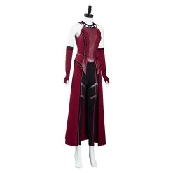 NewCosplay Wandavision Scarlet Witch Cosplay Costume Mask Outfits Halloween Carnival Suit New Arrivals