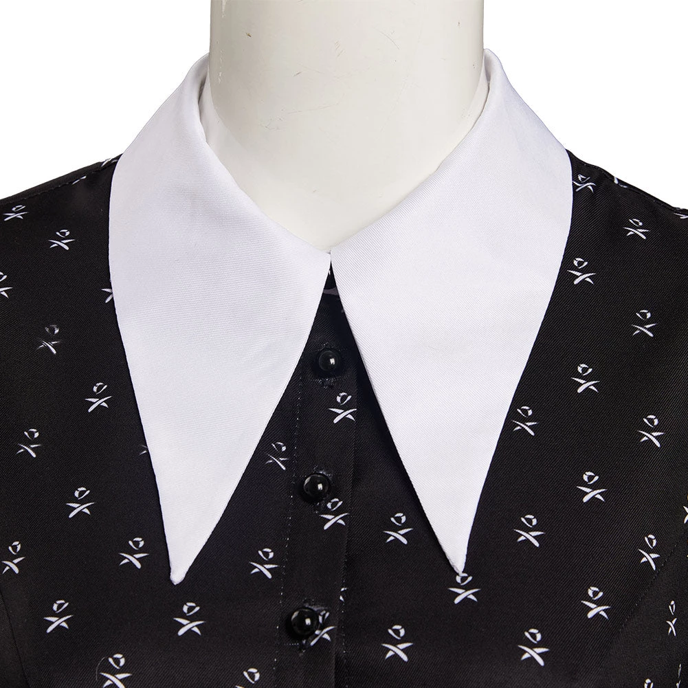 New Cosplaysky Wednesday (2022) The Addams Family Wednesday Dress Cosplay Costume Outfits 9 New Cosplaysky Wednesday (2022) The Addams Family Wednesday Dress Cosplay Costume Outfits