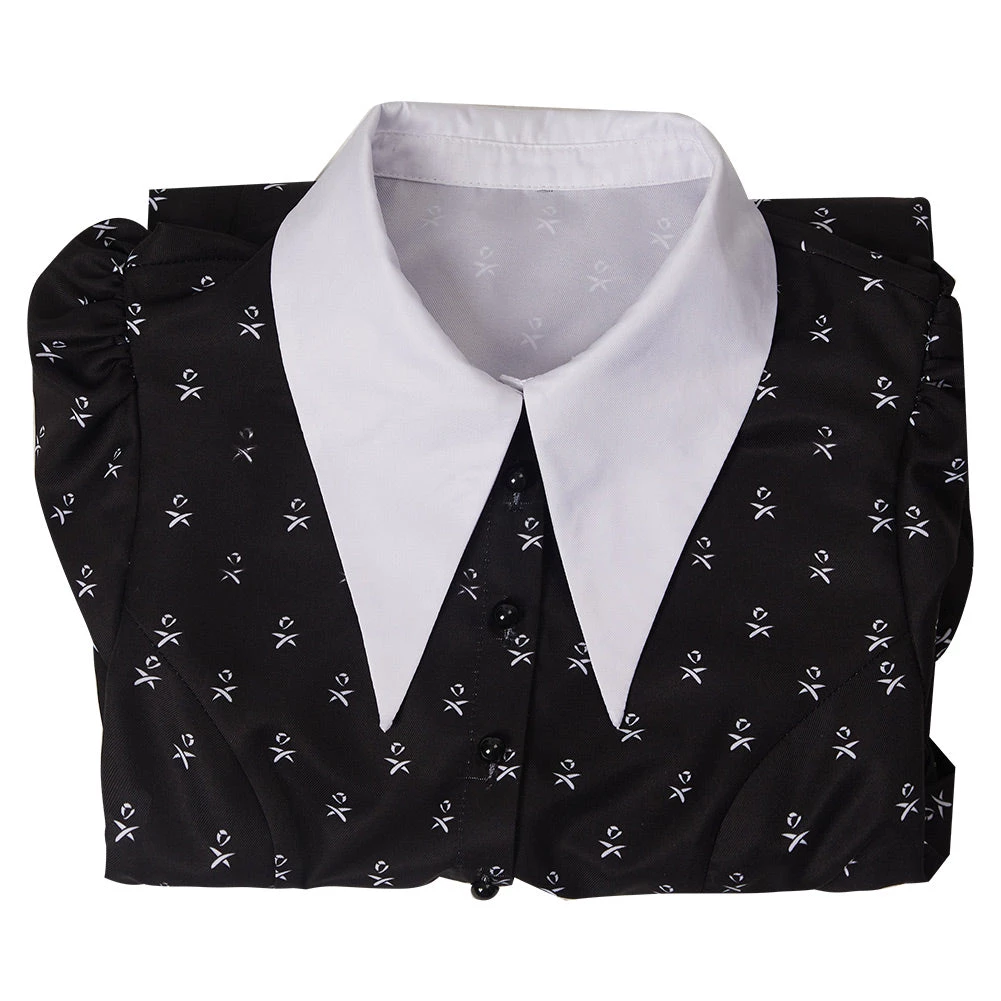New Cosplaysky Wednesday (2022) The Addams Family Wednesday Dress Cosplay Costume Outfits 11 New Cosplaysky Wednesday (2022) The Addams Family Wednesday Dress Cosplay Costume Outfits