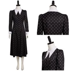 New Cosplaysky Wednesday (2022) The Addams Family Wednesday Dress Cosplay Costume Outfits 13 New Cosplaysky Wednesday (2022) The Addams Family Wednesday Dress Cosplay Costume Outfits