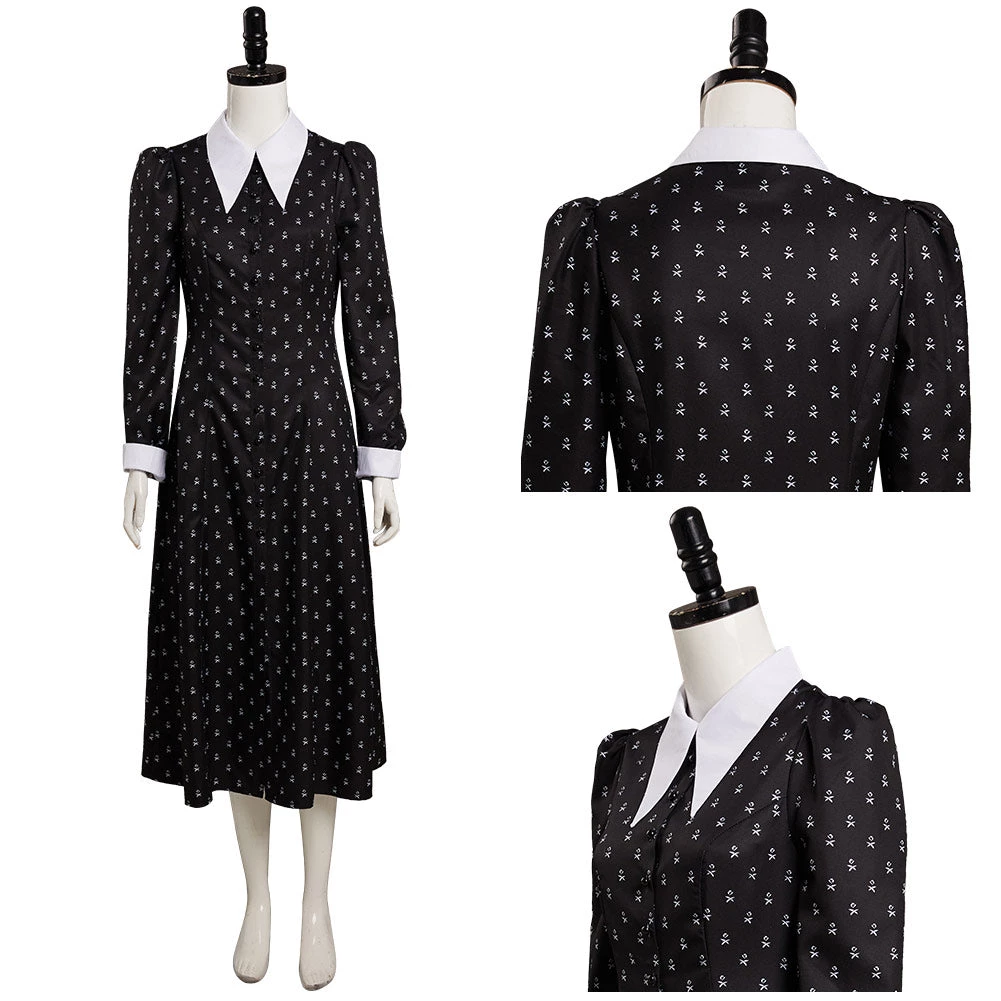 New Cosplaysky Wednesday (2022) The Addams Family Wednesday Dress Cosplay Costume Outfits 5 New Cosplaysky Wednesday (2022) The Addams Family Wednesday Dress Cosplay Costume Outfits