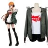 NewCosplay Persona 5 Futaba Sakura Shirt Coat Jacket Cosplay Costume 1 NewCosplay Persona 5 Futaba Sakura Shirt Coat Jacket Cosplay Costume