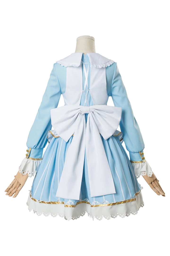 NewCosplay Love Live ! Ruby Kurosawa Aqours Wonderland Ver Maid Dress Cosplay Costume 6 NewCosplay Love Live ! Ruby Kurosawa Aqours Wonderland Ver Maid Dress Cosplay Costume