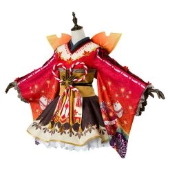 NewCosplay Love Live ! Hanamaru Kunikida Aqours Maple Leafs Ver Kimono Cosplay Costume