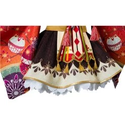 NewCosplay Love Live ! Hanamaru Kunikida Aqours Maple Leafs Ver Kimono Cosplay Costume