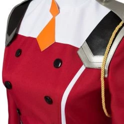 New Cosplaysky New Arrivals DARLING In The FRANXX Zero Two Code:002 Uniform Dress Cosplay Costume Red