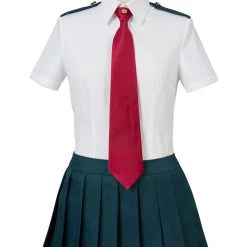 NewCosplay Boku No Hero Academia My Hero Academia Ochako Uraraka Tsuyu Asui Summer Uniform Dress Cosplay Costume New Arrivals