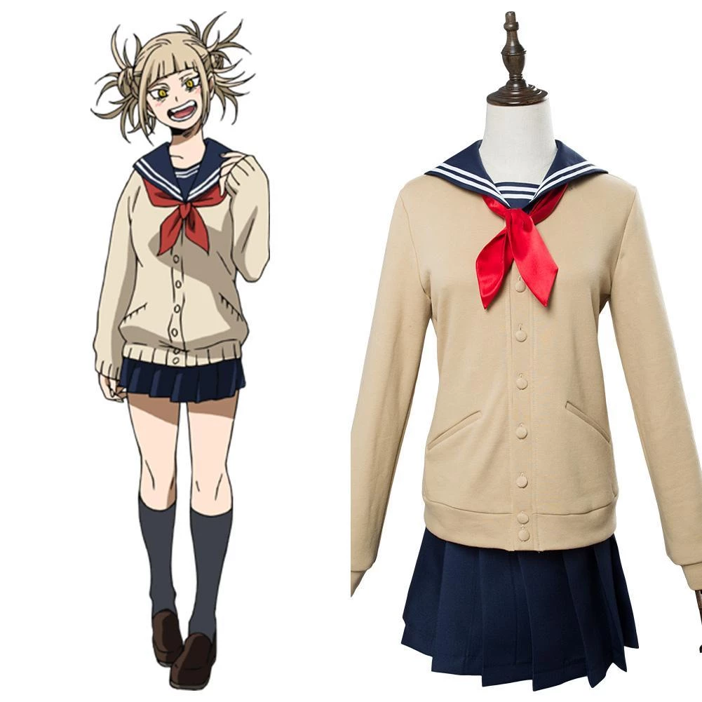 NewCosplay New Arrivals Boku No Hero Academia My Hero Academia Himiko Toga School Uniform Dress Cosplay Costume 3 NewCosplay New Arrivals Boku No Hero Academia My Hero Academia Himiko Toga School Uniform Dress Cosplay Costume