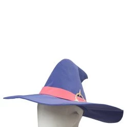 NewCosplay New Arrivals Little Witch Academia Kagari Atsuko Akko Cosplay Dress Purple Witch Costume