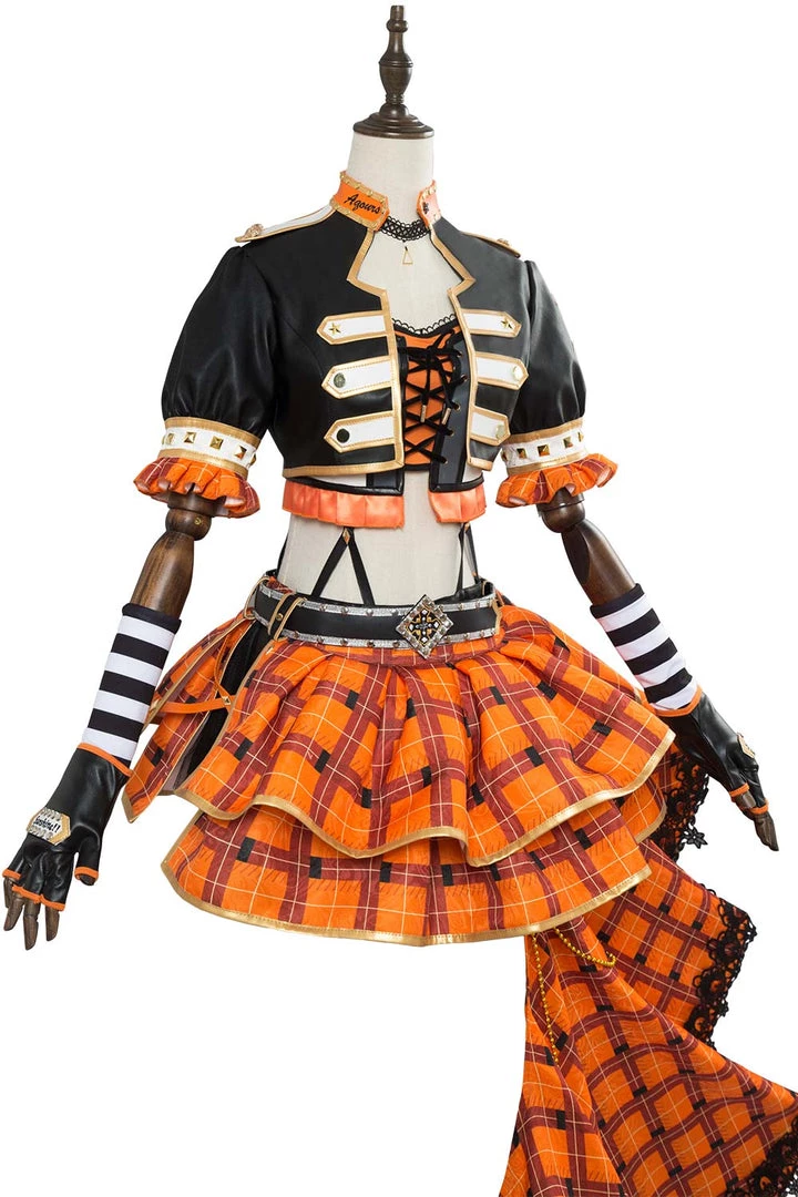 New Cosplaysky New Arrivals Love Live! Sunshine!! Chika Takami Aqours Punk Rock Dress Outfit Cosplay Costume 10 New Cosplaysky New Arrivals Love Live! Sunshine!! Chika Takami Aqours Punk Rock Dress Outfit Cosplay Costume