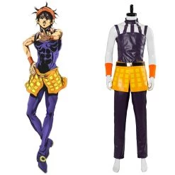 New Cosplaysky JoJo's Bizarre Adventure: Golden Wind Narancia Ghirga Cosplay Costume