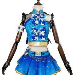 New Cosplaysky New Arrivals LoveLive Aqours China Dress Ver Watanabe You Cosplay Costume