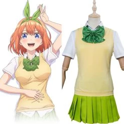 New Cosplaysky Anime The Quintessential Quintuplets Yotsuba Nakano Cosplay Costume