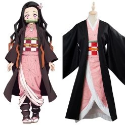 CosplaySky New Arrivals Demon Slayer Kamado Nezuko Cosplay Costume Kimono Anime Cosplay Outfits