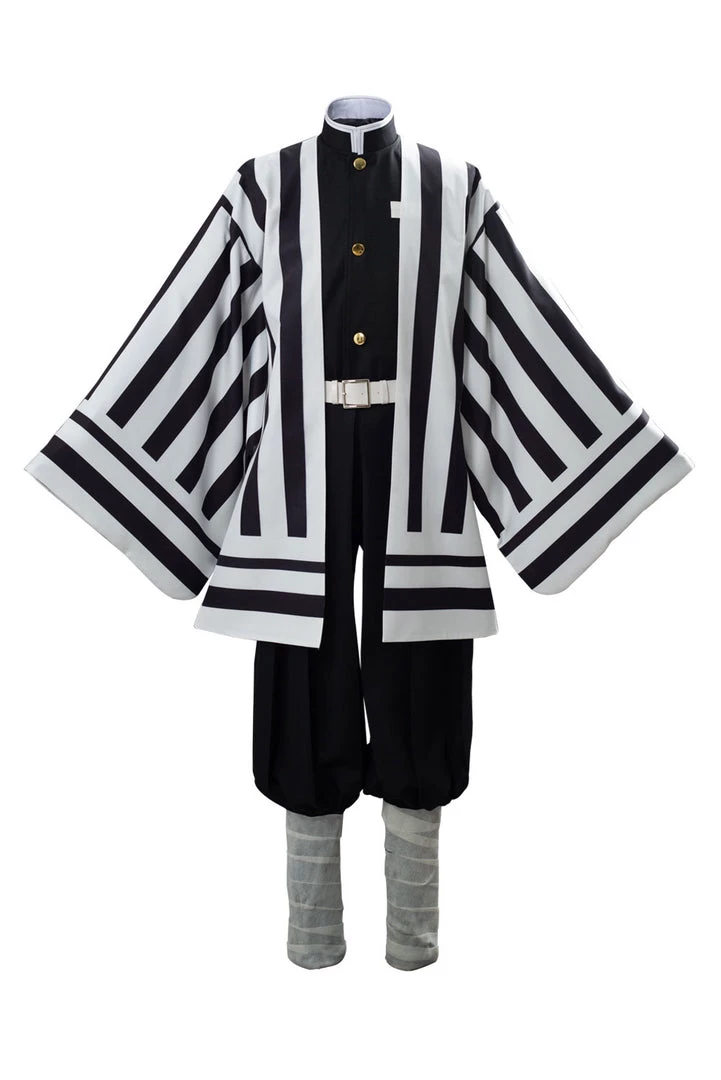 New Cosplaysky Demon Slayer: Kimetsu No Yaiba Iguro Obanai Costume Uniform Cosplay Costume 4 New Cosplaysky Demon Slayer: Kimetsu No Yaiba Iguro Obanai Costume Uniform Cosplay Costume