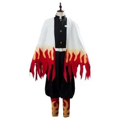 NewCosplay Demon Slayer: Kimetsu No Yaiba Rengoku Kyoujuro/Kyoujurou Outfit Cosplay Costume 13 NewCosplay Demon Slayer: Kimetsu No Yaiba Rengoku Kyoujuro/Kyoujurou Outfit Cosplay Costume