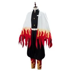 NewCosplay Demon Slayer: Kimetsu No Yaiba Rengoku Kyoujuro/Kyoujurou Outfit Cosplay Costume 14 NewCosplay Demon Slayer: Kimetsu No Yaiba Rengoku Kyoujuro/Kyoujurou Outfit Cosplay Costume