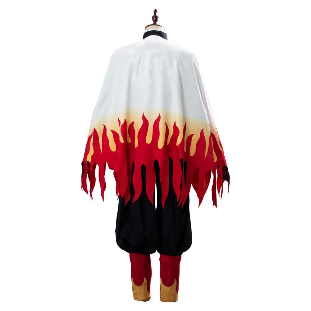 NewCosplay Demon Slayer: Kimetsu No Yaiba Rengoku Kyoujuro/Kyoujurou Outfit Cosplay Costume 6 NewCosplay Demon Slayer: Kimetsu No Yaiba Rengoku Kyoujuro/Kyoujurou Outfit Cosplay Costume