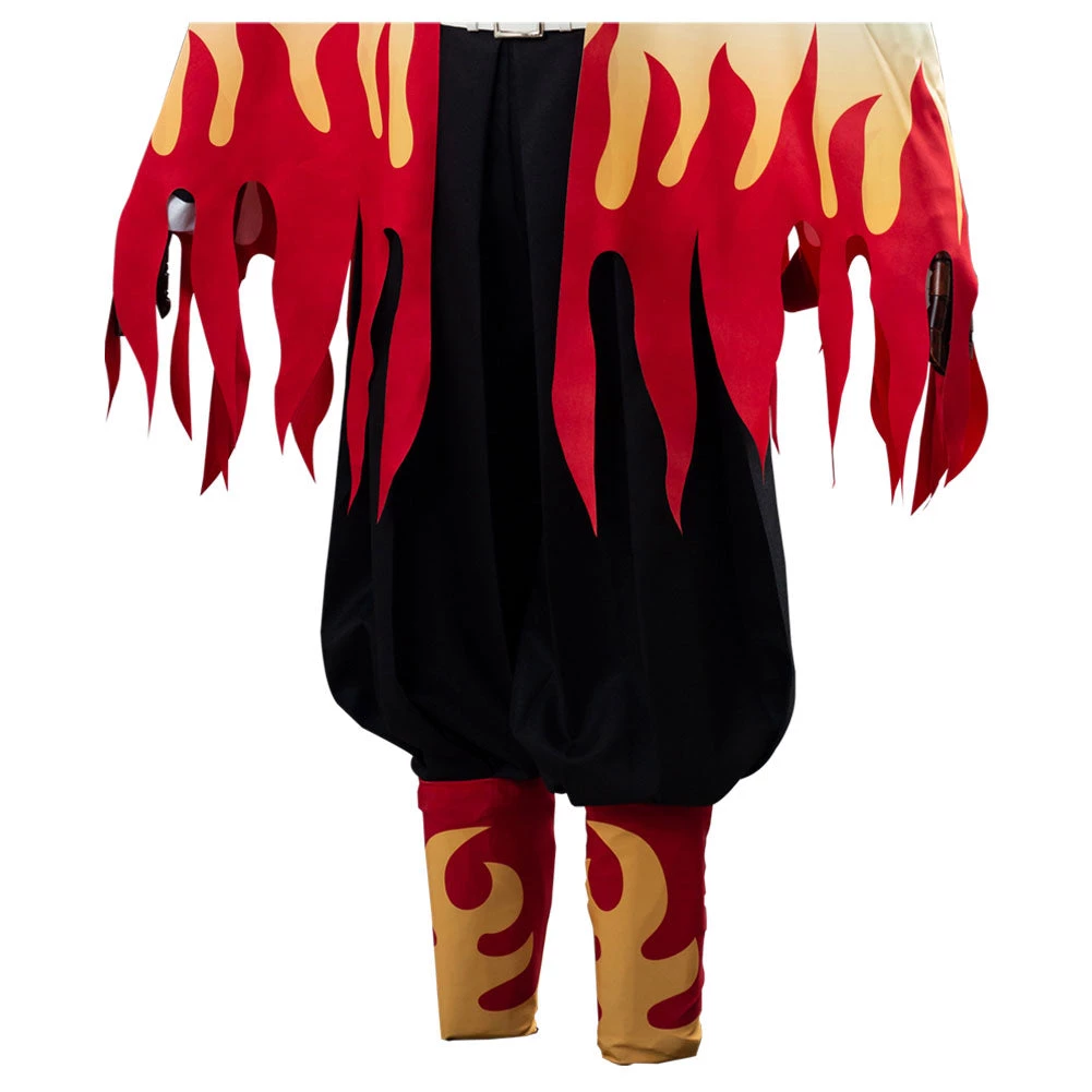 NewCosplay Demon Slayer: Kimetsu No Yaiba Rengoku Kyoujuro/Kyoujurou Outfit Cosplay Costume 10 NewCosplay Demon Slayer: Kimetsu No Yaiba Rengoku Kyoujuro/Kyoujurou Outfit Cosplay Costume