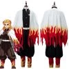 NewCosplay Demon Slayer: Kimetsu No Yaiba Rengoku Kyoujuro/Kyoujurou Outfit Cosplay Costume 2 NewCosplay Demon Slayer: Kimetsu No Yaiba Rengoku Kyoujuro/Kyoujurou Outfit Cosplay Costume