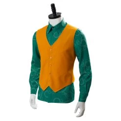 New Cosplaysky New Arrivals 2019 Joker Joaquin Phoenix Arthur Fleck Shirt With Vest Cosplay Costume