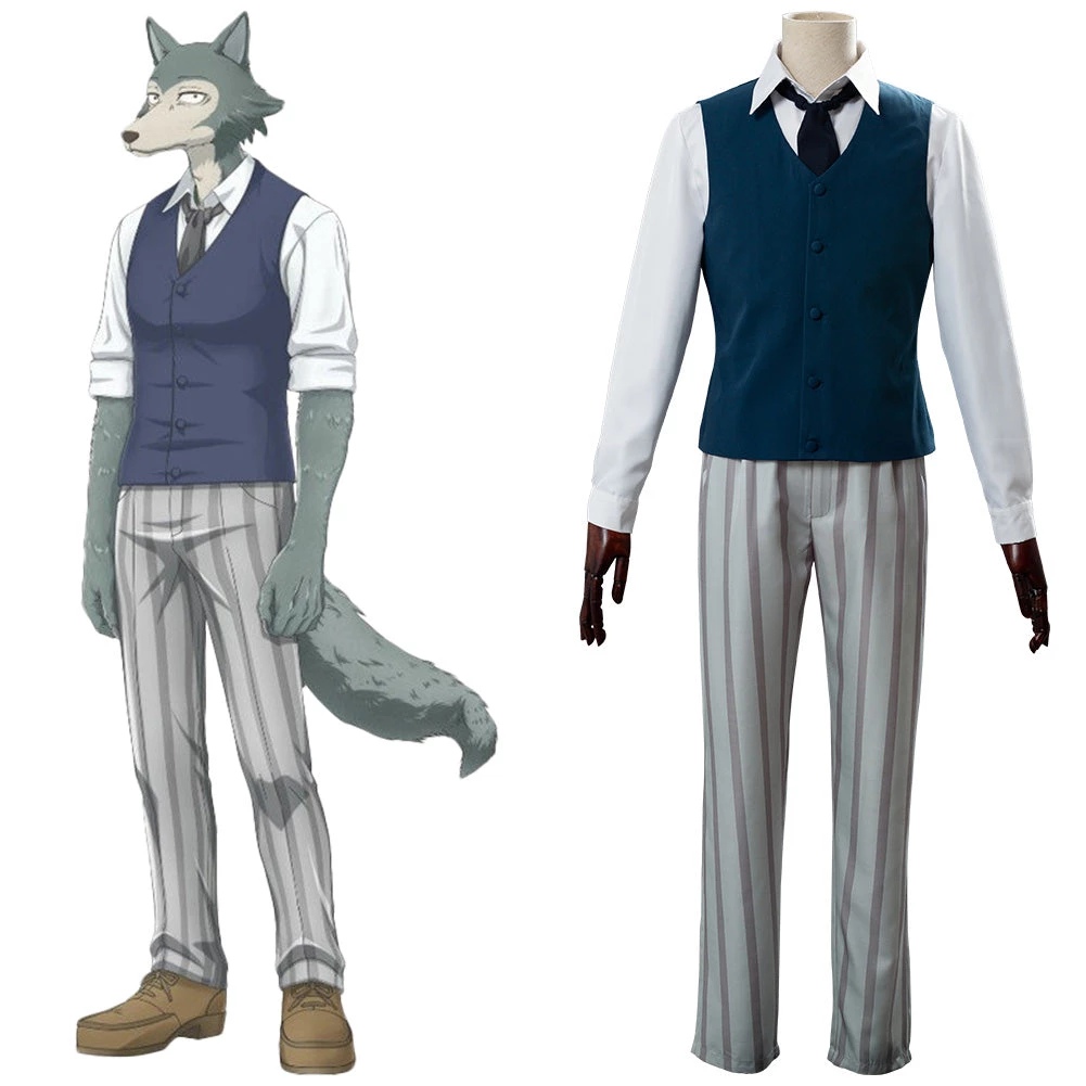 NewCosplay Cherryton High School Boys Louis Legosi Beastars Outfit Cosplay Costume New Arrivals 3 NewCosplay Cherryton High School Boys Louis Legosi Beastars Outfit Cosplay Costume New Arrivals