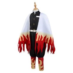 NewCosplay Demon Slayer: Kimetsu No Yaiba Rengoku Kyoujurou Cosplay Costume For Kids Children 13 NewCosplay Demon Slayer: Kimetsu No Yaiba Rengoku Kyoujurou Cosplay Costume For Kids Children