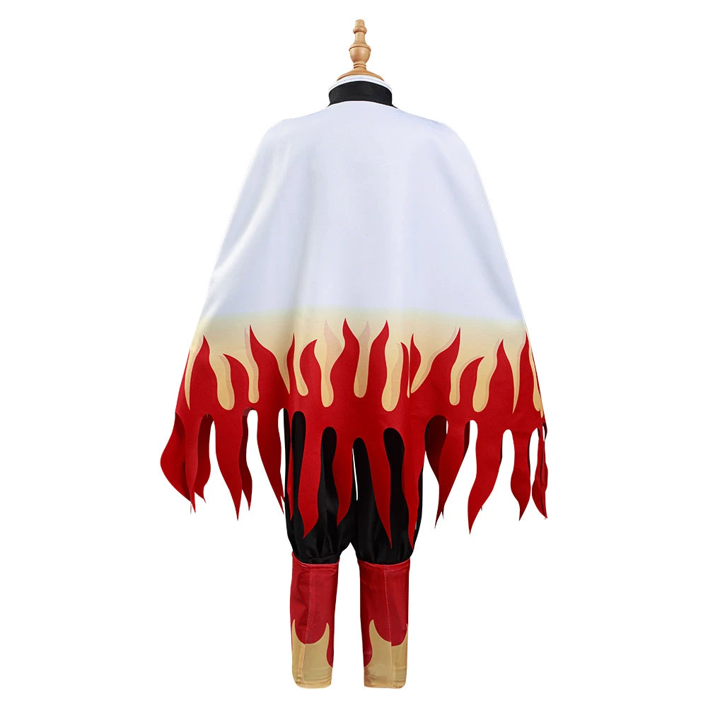 NewCosplay Demon Slayer: Kimetsu No Yaiba Rengoku Kyoujurou Cosplay Costume For Kids Children 6 NewCosplay Demon Slayer: Kimetsu No Yaiba Rengoku Kyoujurou Cosplay Costume For Kids Children