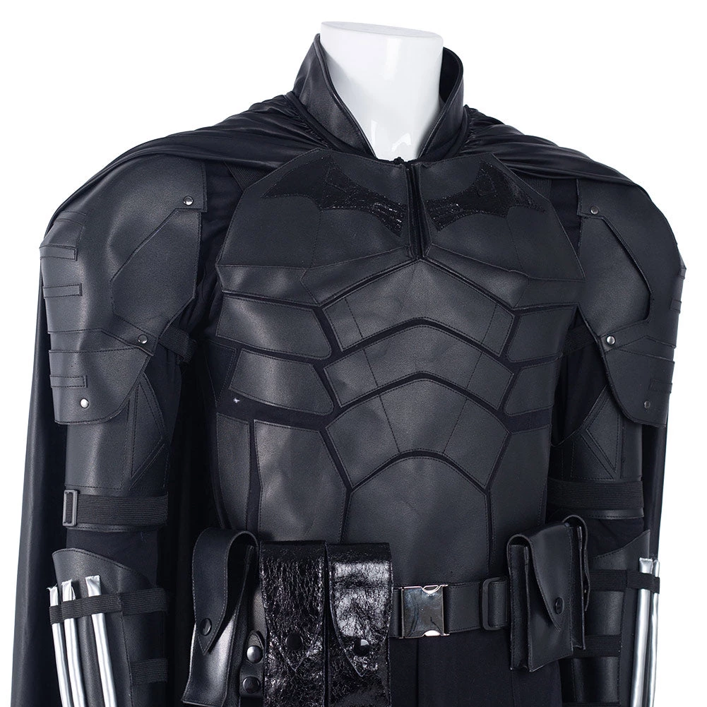 NewCosplay The Batman 2022-Bruce Wayne Pants Cloak Outfits Halloween Carnival Suit Cosplay Costume 14 NewCosplay The Batman 2022-Bruce Wayne Pants Cloak Outfits Halloween Carnival Suit Cosplay Costume