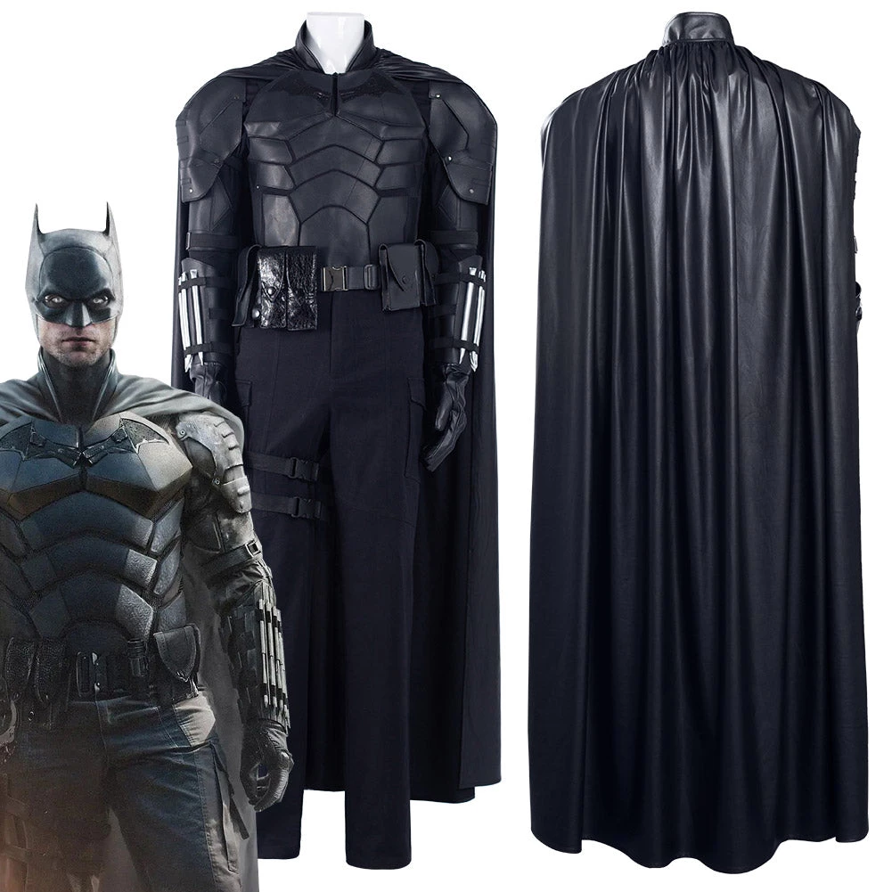 NewCosplay The Batman 2022-Bruce Wayne Pants Cloak Outfits Halloween Carnival Suit Cosplay Costume 3 NewCosplay The Batman 2022-Bruce Wayne Pants Cloak Outfits Halloween Carnival Suit Cosplay Costume