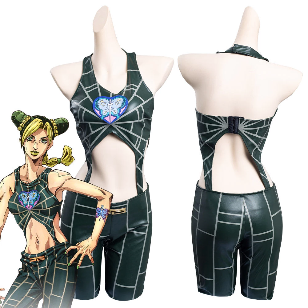 NewCosplay New Arrivals JoJo‘s Bizarre Adventure Jolyne Cujoh Outfits Halloween Carnival Suit Cosplay Costume 3 NewCosplay New Arrivals JoJo‘s Bizarre Adventure Jolyne Cujoh Outfits Halloween Carnival Suit Cosplay Costume