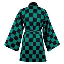 NewCosplay New Arrivals Demon Slayer Kamado Tanjirou Halloween Carnival Suit With Earrings Cosplay Costume