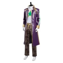 NewCosplay JoJo's Bizarre Adventure: Stone Ocean Kujo Jotaro Pants Coat Outfits Halloween Carnival Suit Cosplay Costume