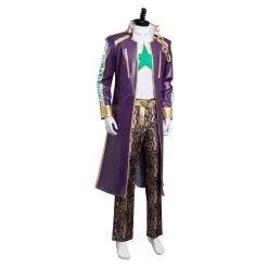 NewCosplay JoJo's Bizarre Adventure: Stone Ocean Kujo Jotaro Pants Coat Outfits Halloween Carnival Suit Cosplay Costume