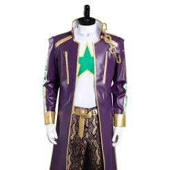NewCosplay JoJo's Bizarre Adventure: Stone Ocean Kujo Jotaro Pants Coat Outfits Halloween Carnival Suit Cosplay Costume