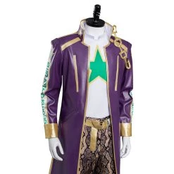 NewCosplay JoJo's Bizarre Adventure: Stone Ocean Kujo Jotaro Pants Coat Outfits Halloween Carnival Suit Cosplay Costume