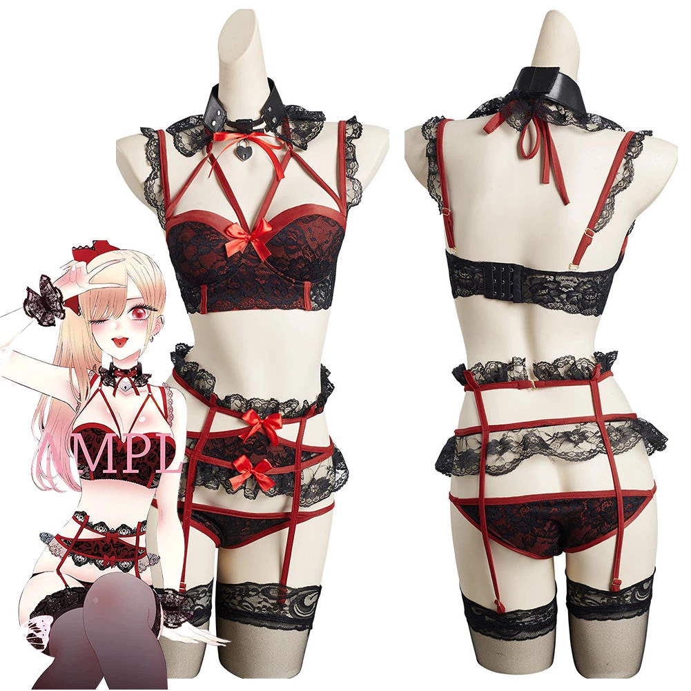NewCosplay My Dress-Up Darling Marin Kitagawa Sexy Lingerie Cosplay Costume Outfits Halloween Carnival Suit New Arrivals 3 NewCosplay My Dress-Up Darling Marin Kitagawa Sexy Lingerie Cosplay Costume Outfits Halloween Carnival Suit New Arrivals