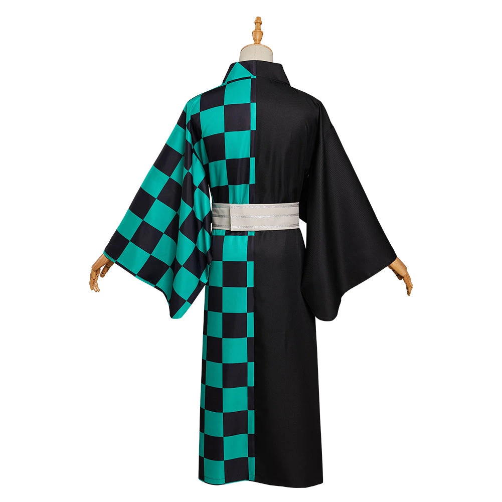 Fansholiday Demon Slayer Kamado Tanjirou Summer Kimono Outfits Halloween Carnival Suit 6 Fansholiday Demon Slayer Kamado Tanjirou Summer Kimono Outfits Halloween Carnival Suit