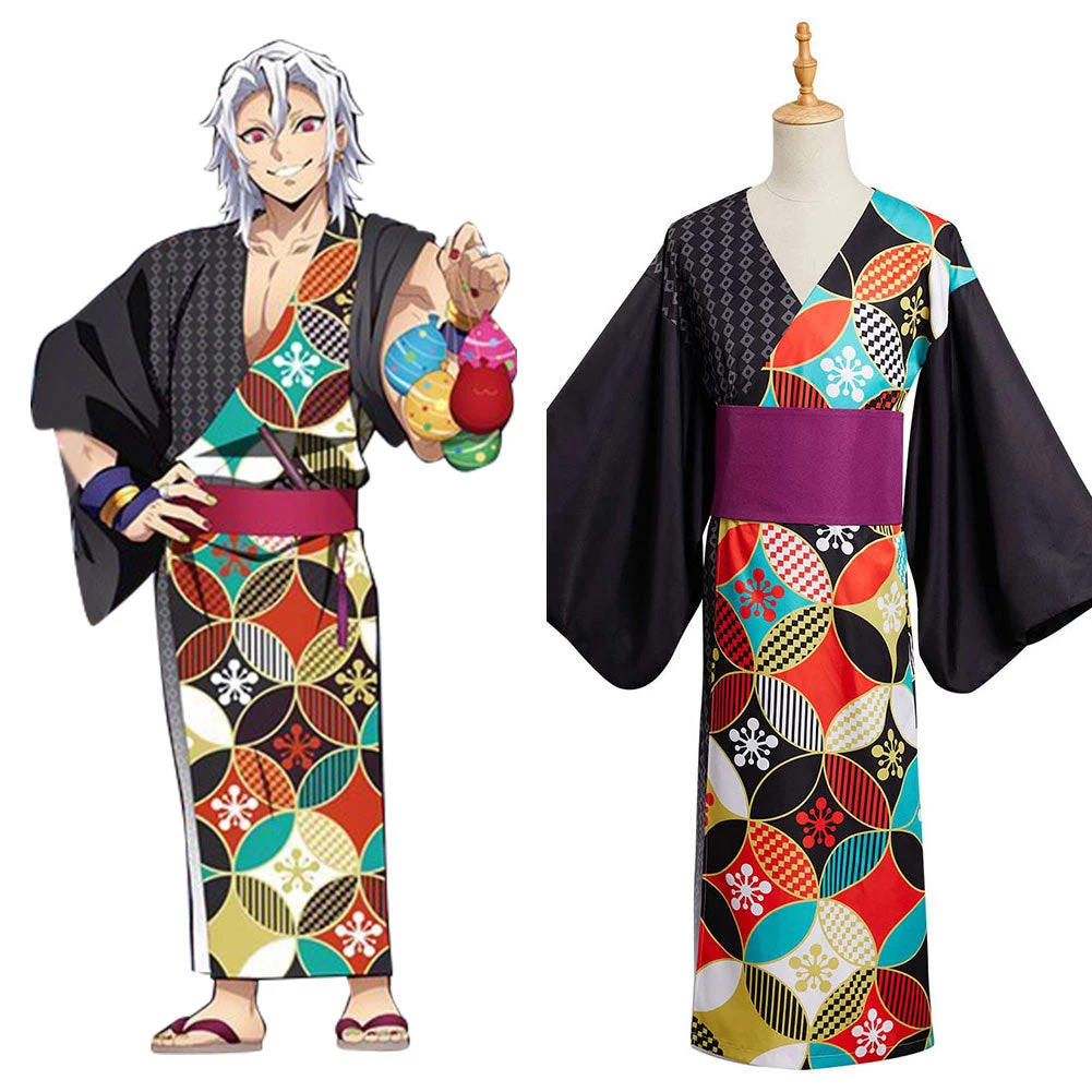 New Cosplaysky Demon Slayer Uzui Tengen Summer Kimono Outfits Halloween Carnival Suit New Arrivals 3 New Cosplaysky Demon Slayer Uzui Tengen Summer Kimono Outfits Halloween Carnival Suit New Arrivals