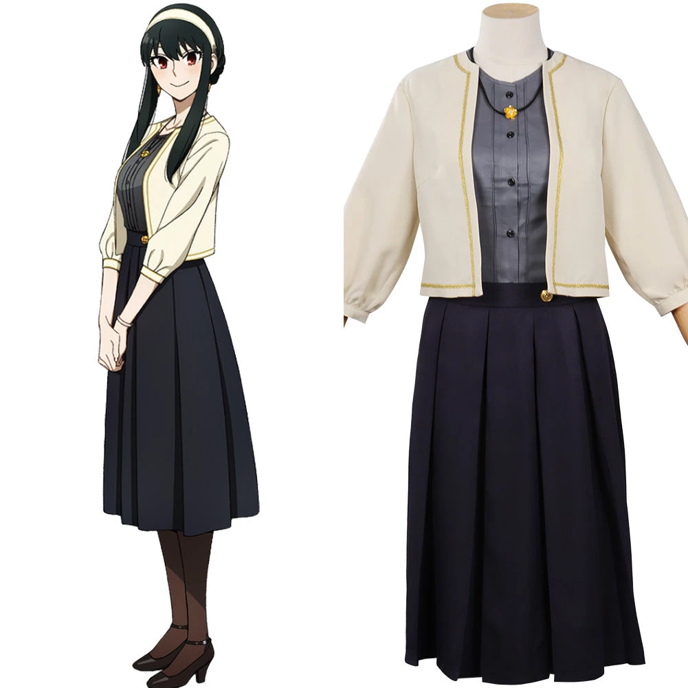 NewCosplay SPY×FAMILY Yor Forger Cosplay Costume Outfits Halloween Carnival Suit 3 NewCosplay SPY×FAMILY Yor Forger Cosplay Costume Outfits Halloween Carnival Suit