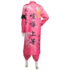 NewCosplay Japanese Bosozoku Kimono Cosplay Costume Pink Coat Pants Outfits Halloween Carnival Suit 15 NewCosplay Japanese Bosozoku Kimono Cosplay Costume Pink Coat Pants Outfits Halloween Carnival Suit