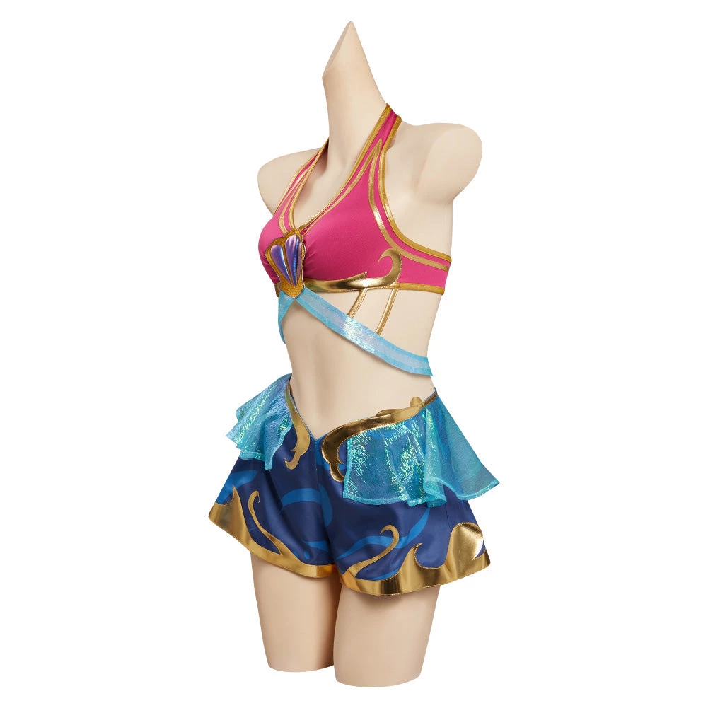 Fandombuy League Of Legends LoL Seraphine Song Of Ocean Skin Cosplay Costume 6 Fandombuy League Of Legends LoL Seraphine Song Of Ocean Skin Cosplay Costume