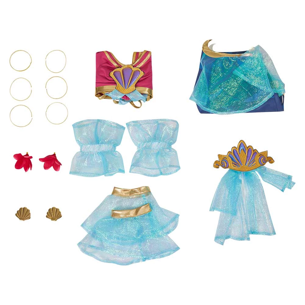 Fandombuy League Of Legends LoL Seraphine Song Of Ocean Skin Cosplay Costume 4 Fandombuy League Of Legends LoL Seraphine Song Of Ocean Skin Cosplay Costume