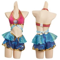 Fandombuy League Of Legends LoL Seraphine Song Of Ocean Skin Cosplay Costume